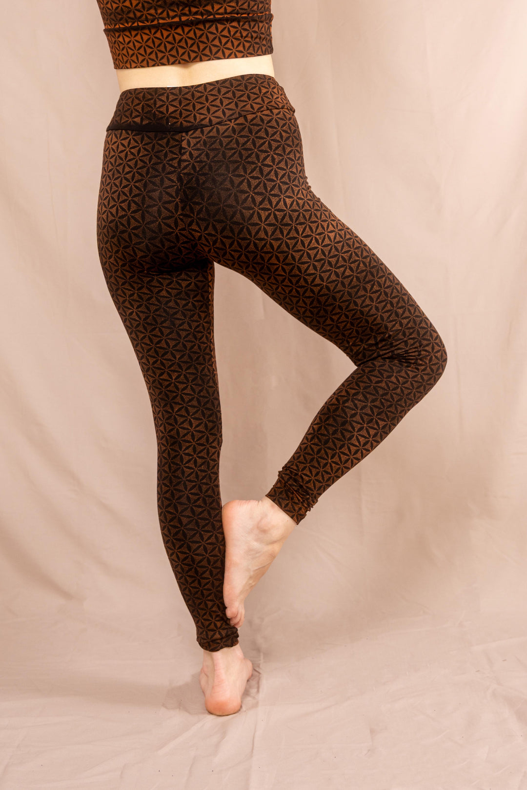 Leggins ~ Blume des Lebens ~ Rost
