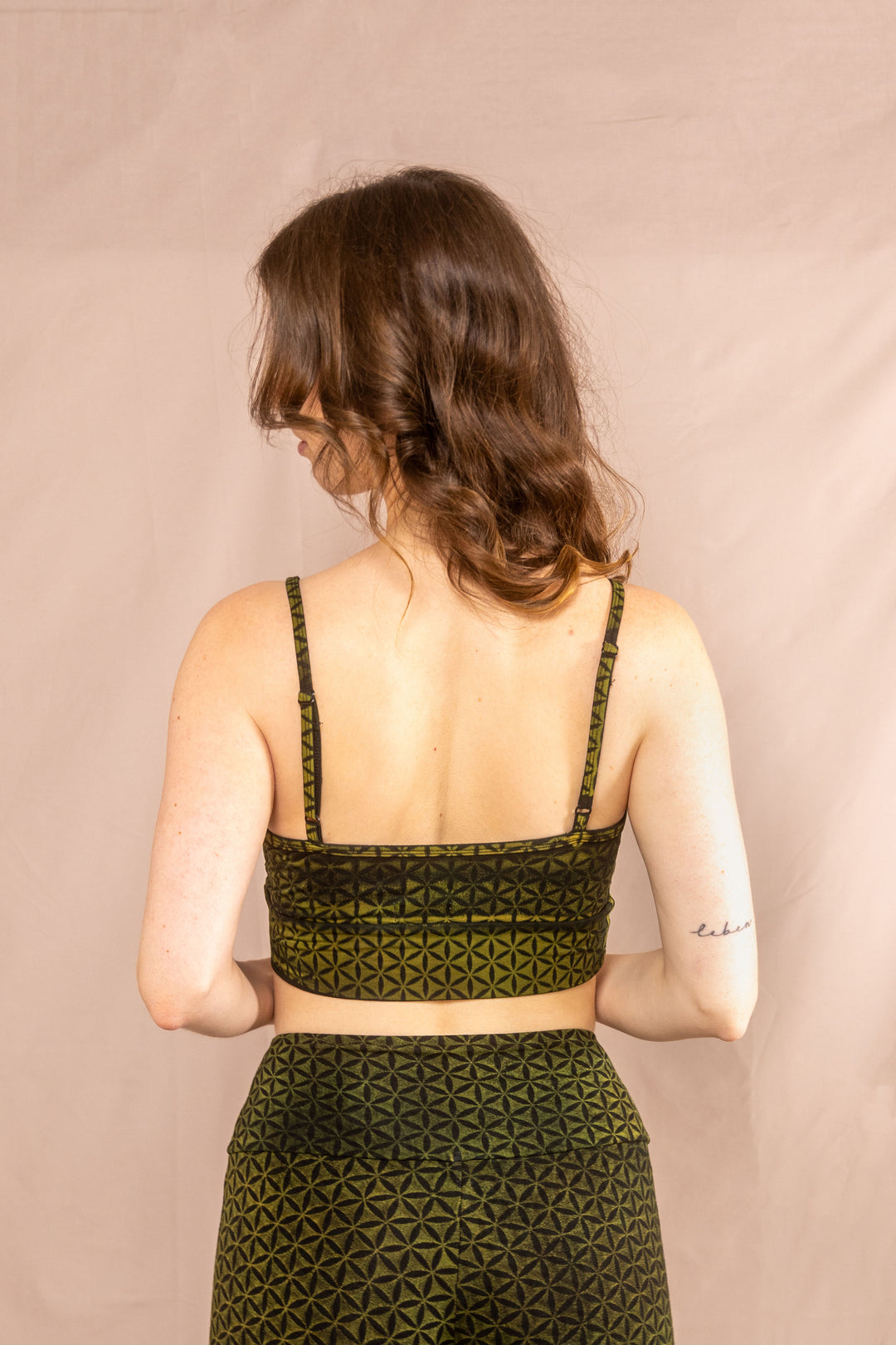 Yoga Top ~ Blume des Lebens ~ Grün