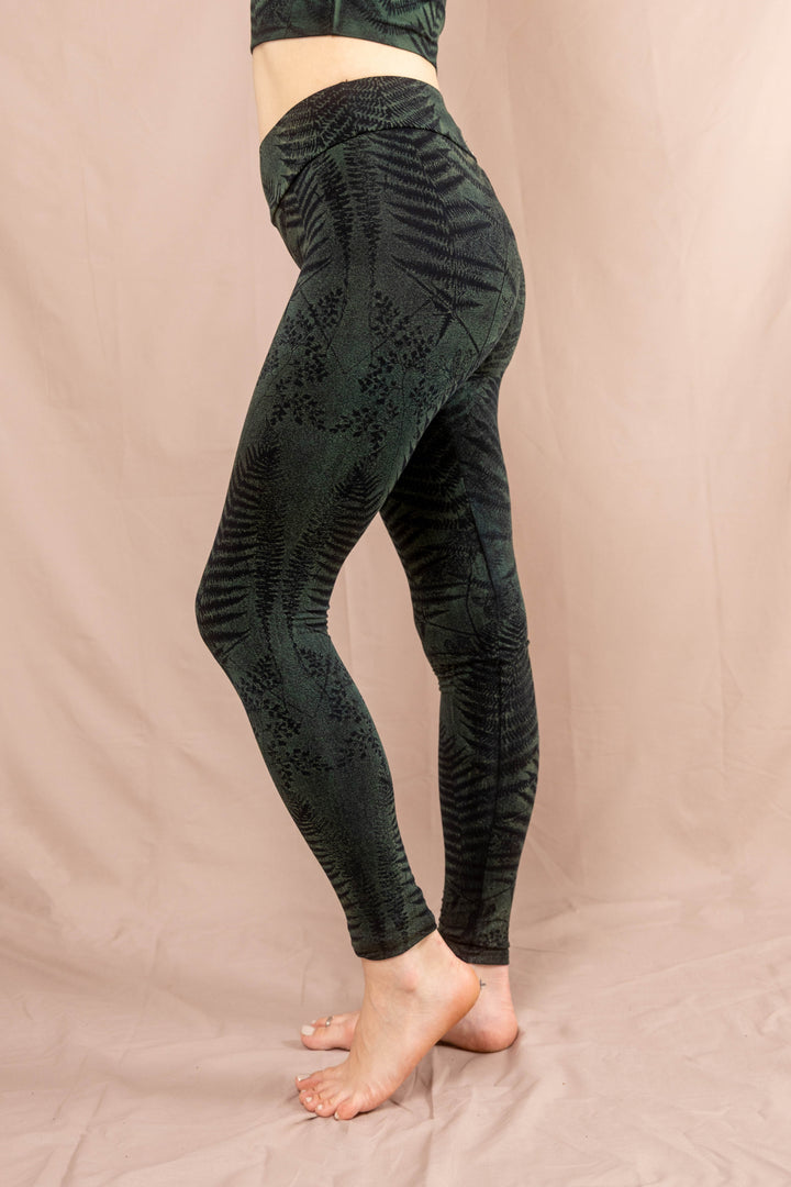 Farn Leggins ~ Blau
