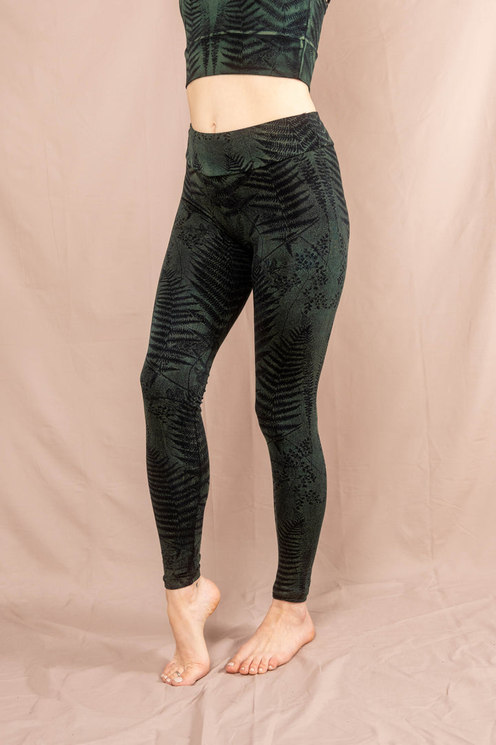 Farn Leggins ~ Blau