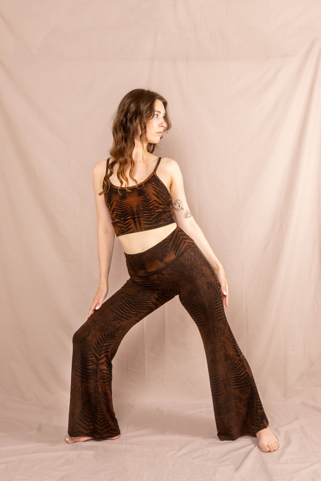 Flared Leggins ~ Farn ~ Rost