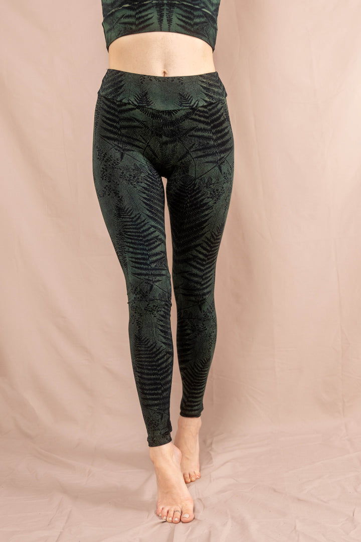 Farn Leggins ~ Blau