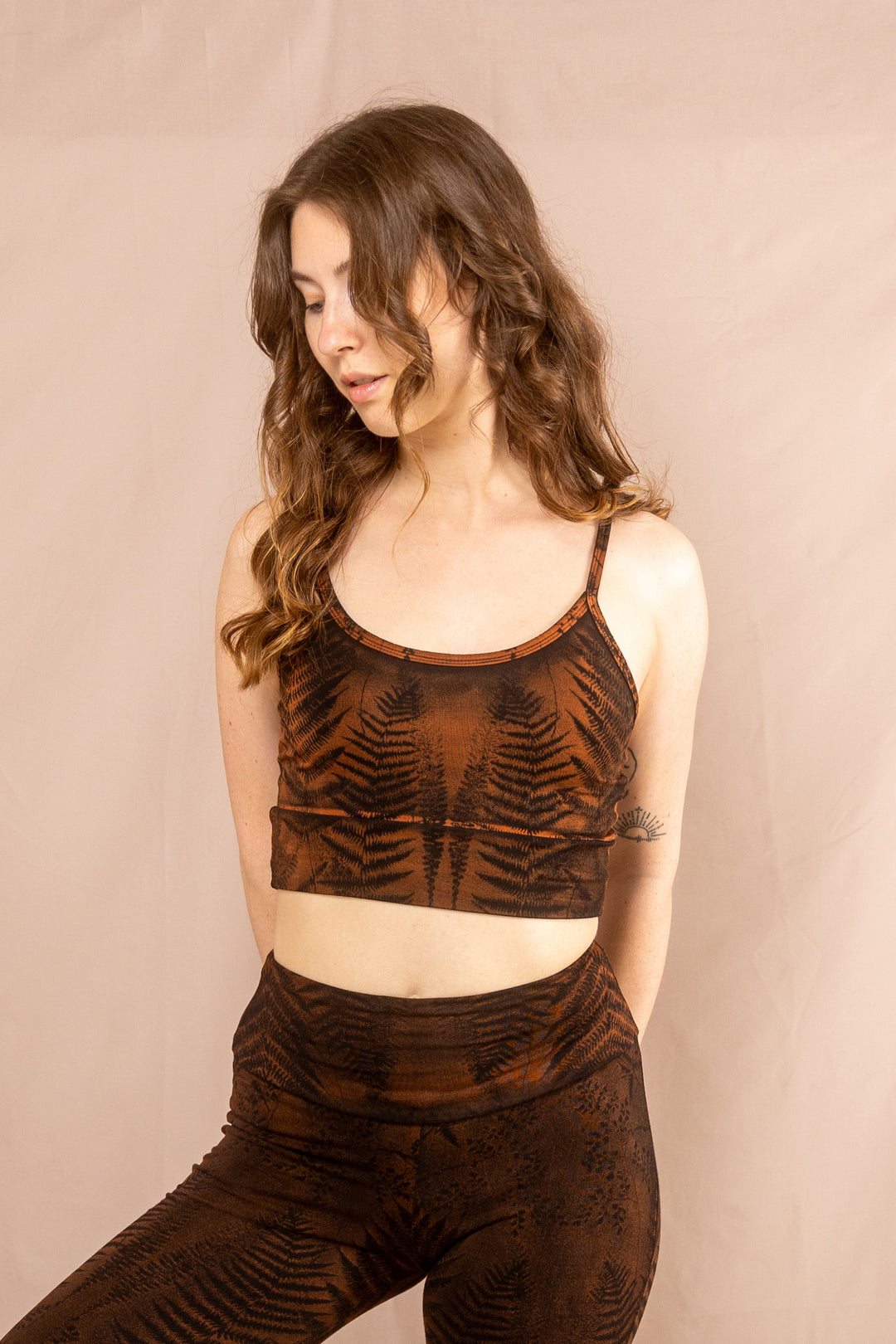 Yoga Top ~ Farn ~ Rost