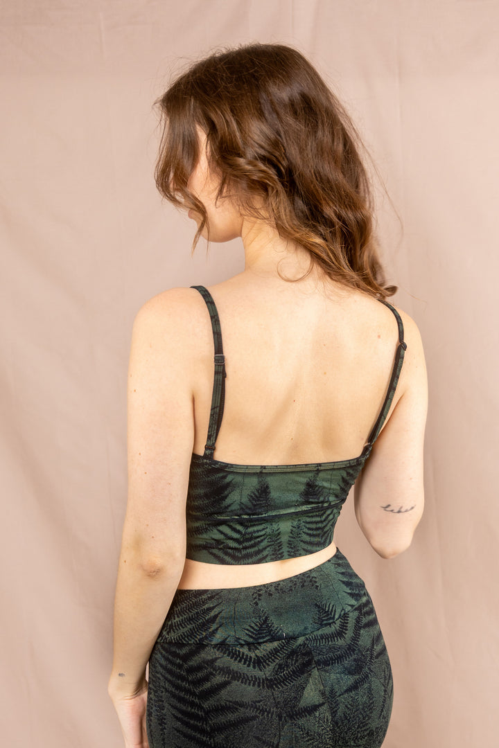 Yoga Top ~ Farn ~ Blau