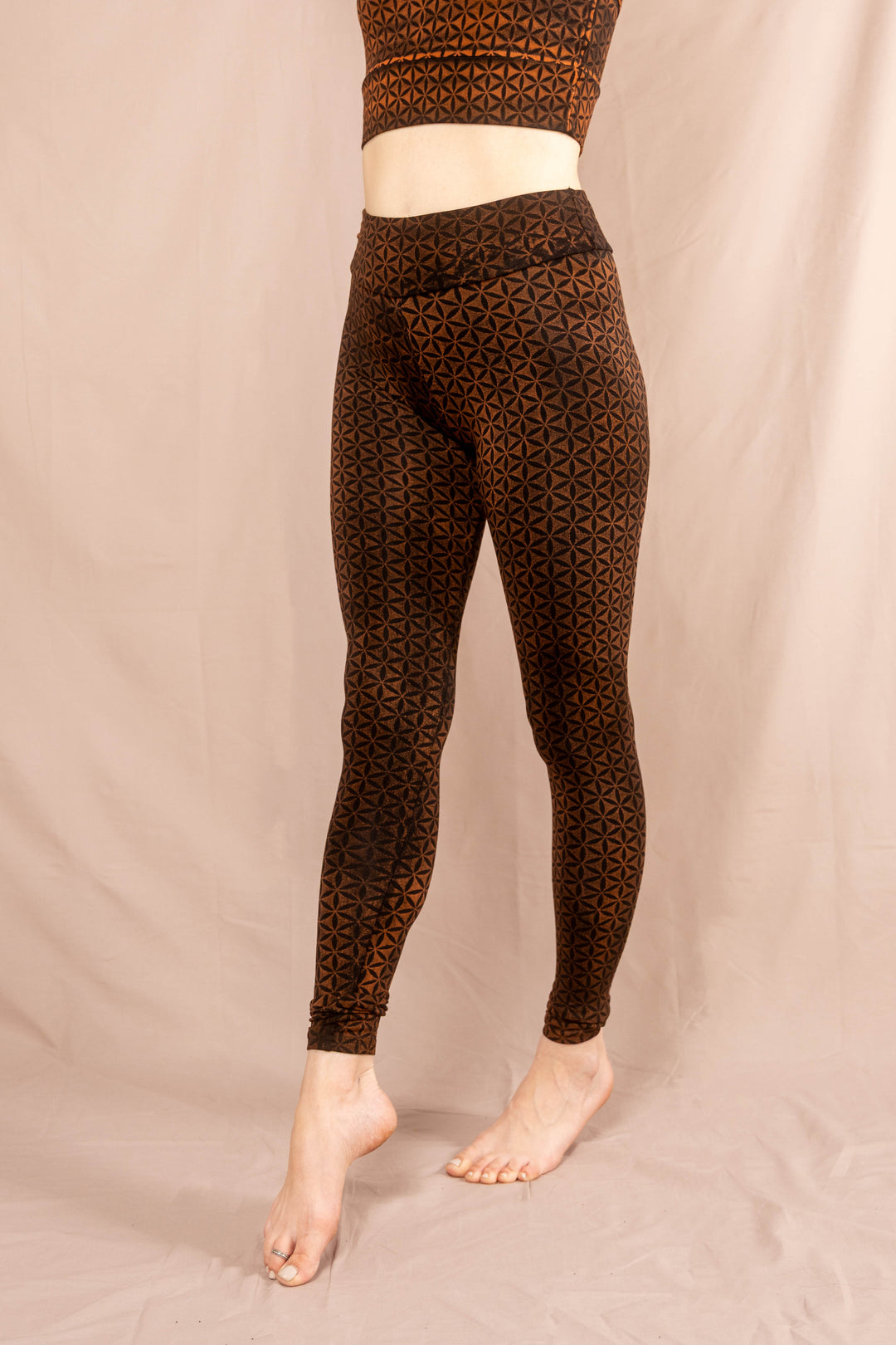 Leggins ~ Blume des Lebens ~ Rost