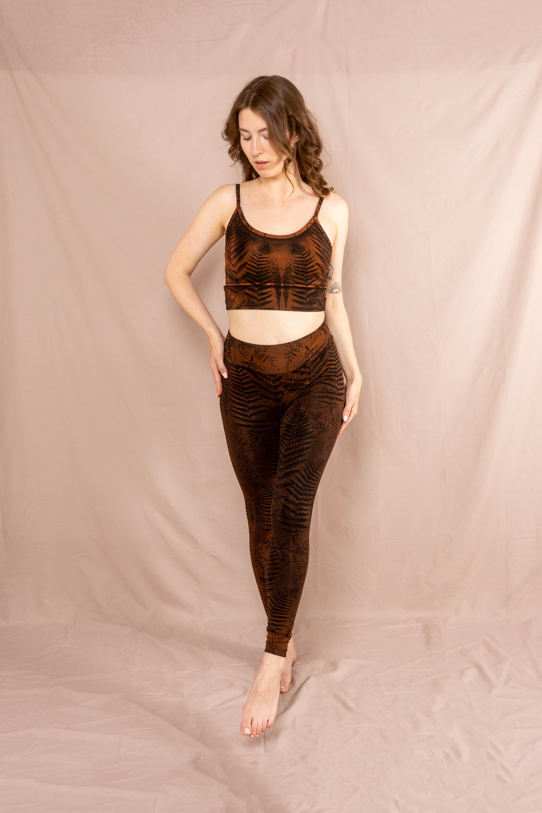 Yoga Top ~ Farn ~ Rost