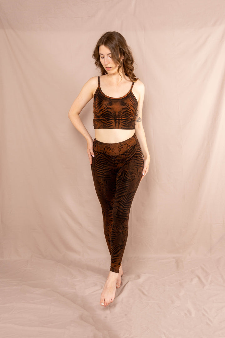Yoga Top ~ Farn ~ Rost