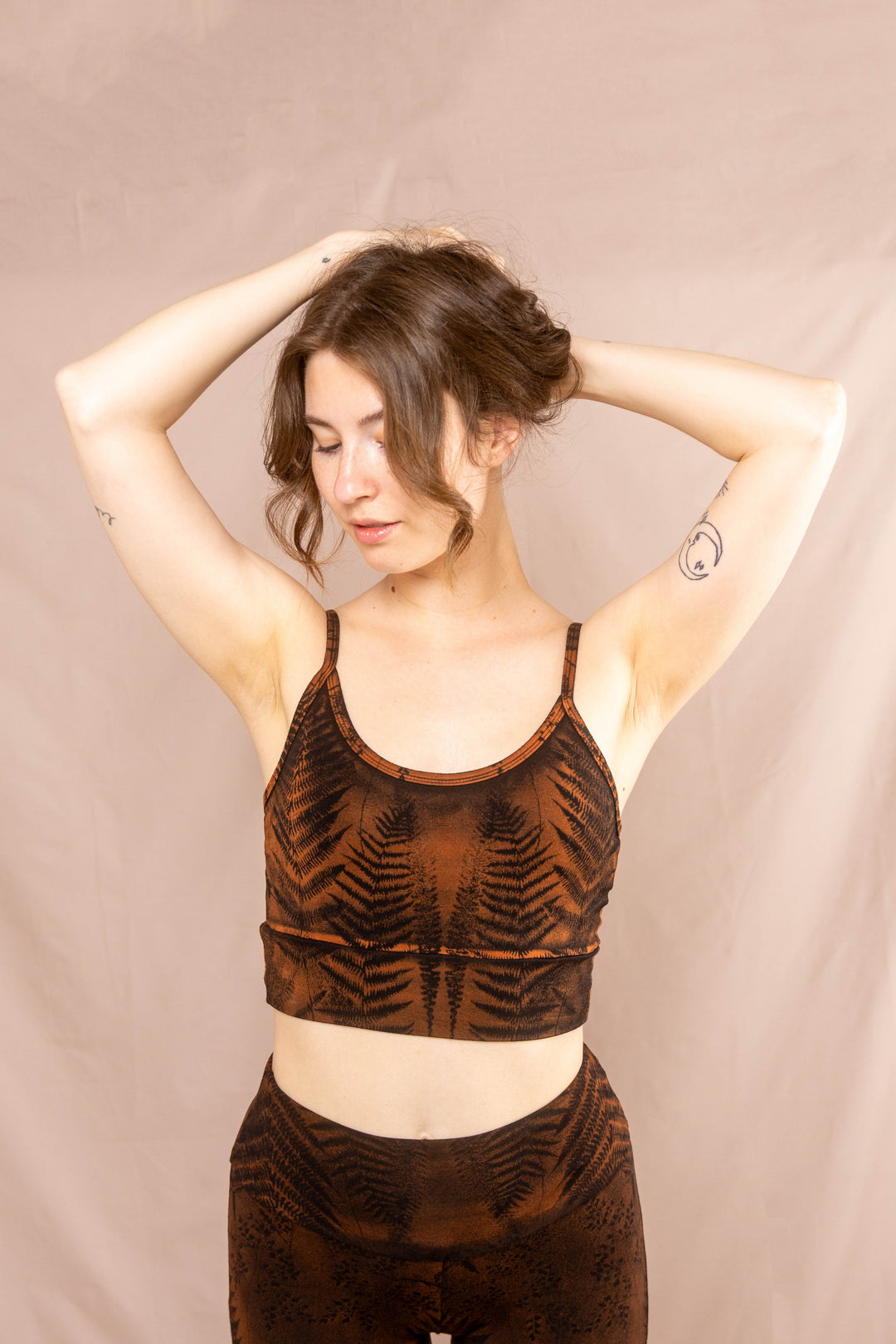 Yoga Top ~ Farn ~ Rost
