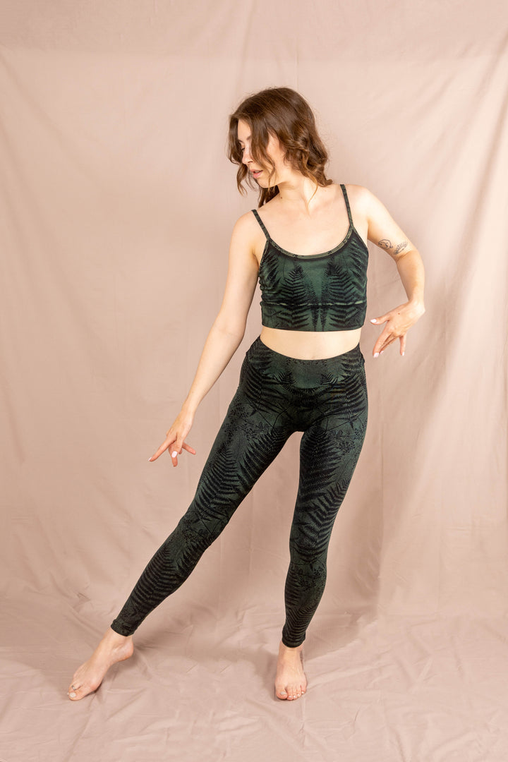 Yoga Top ~ Farn ~ Blau