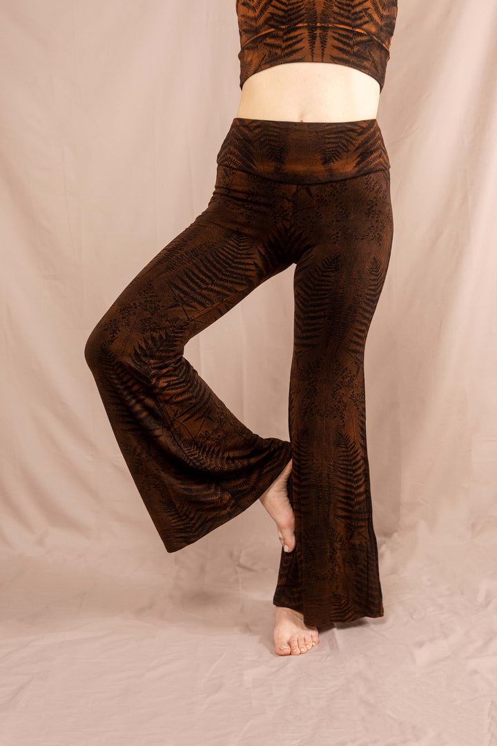 Flared Leggins ~ Farn ~ Rost