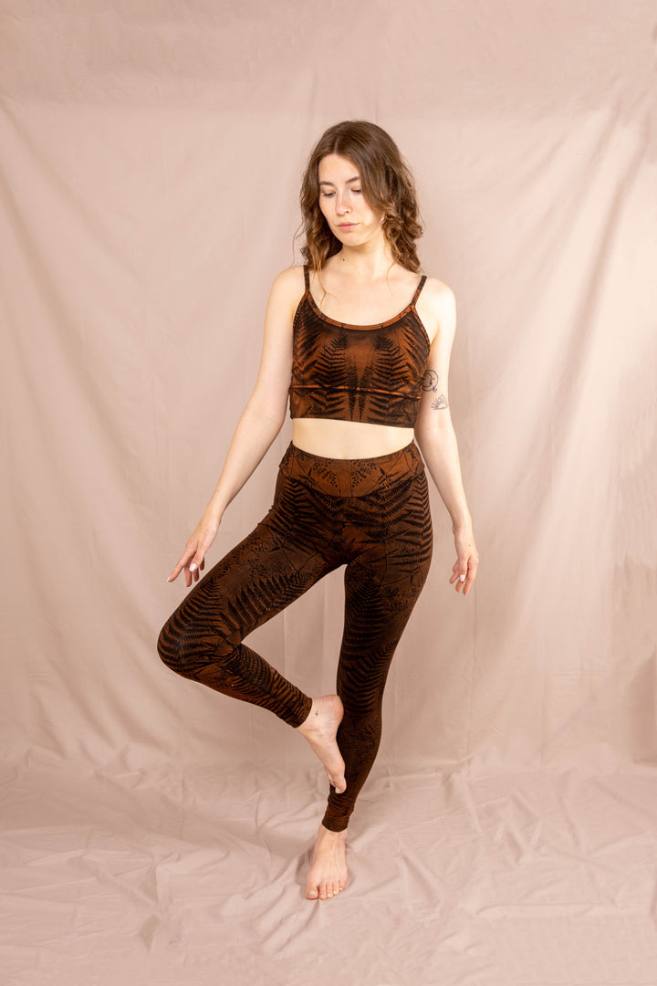 Yoga Top ~ Farn ~ Rost