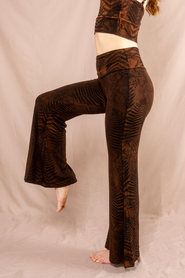 Flared Leggins ~ Farn ~ Rost