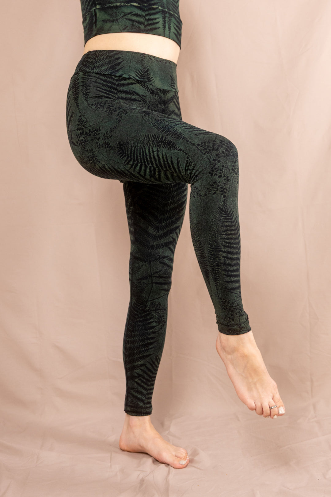 Yoga Top ~ Farn ~ Blau