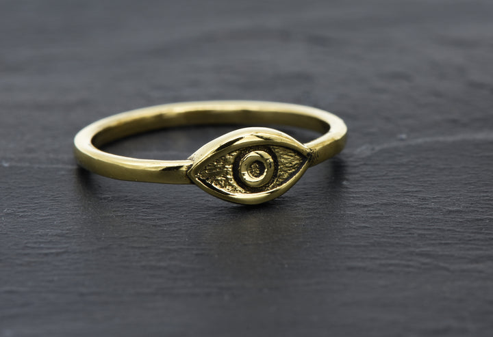 Eye Ring | Messing | Schutzsymbol Auge | Yoga Tribe Jewellery