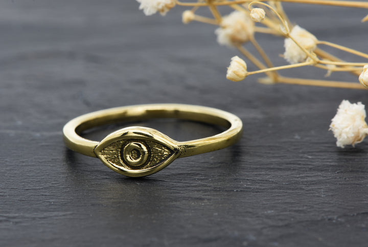 Eye Ring | Messing | Schutzsymbol Auge | Yoga Tribe Jewellery