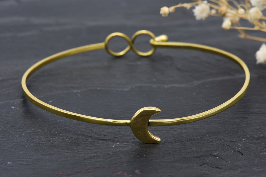 Mrinking Luna | Brass | Bracelet moon