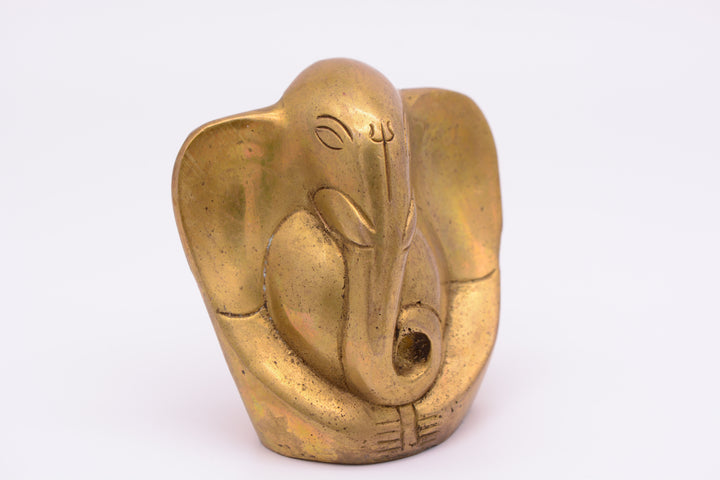 Ganesha figure (elephant) made of brass (10 cm)