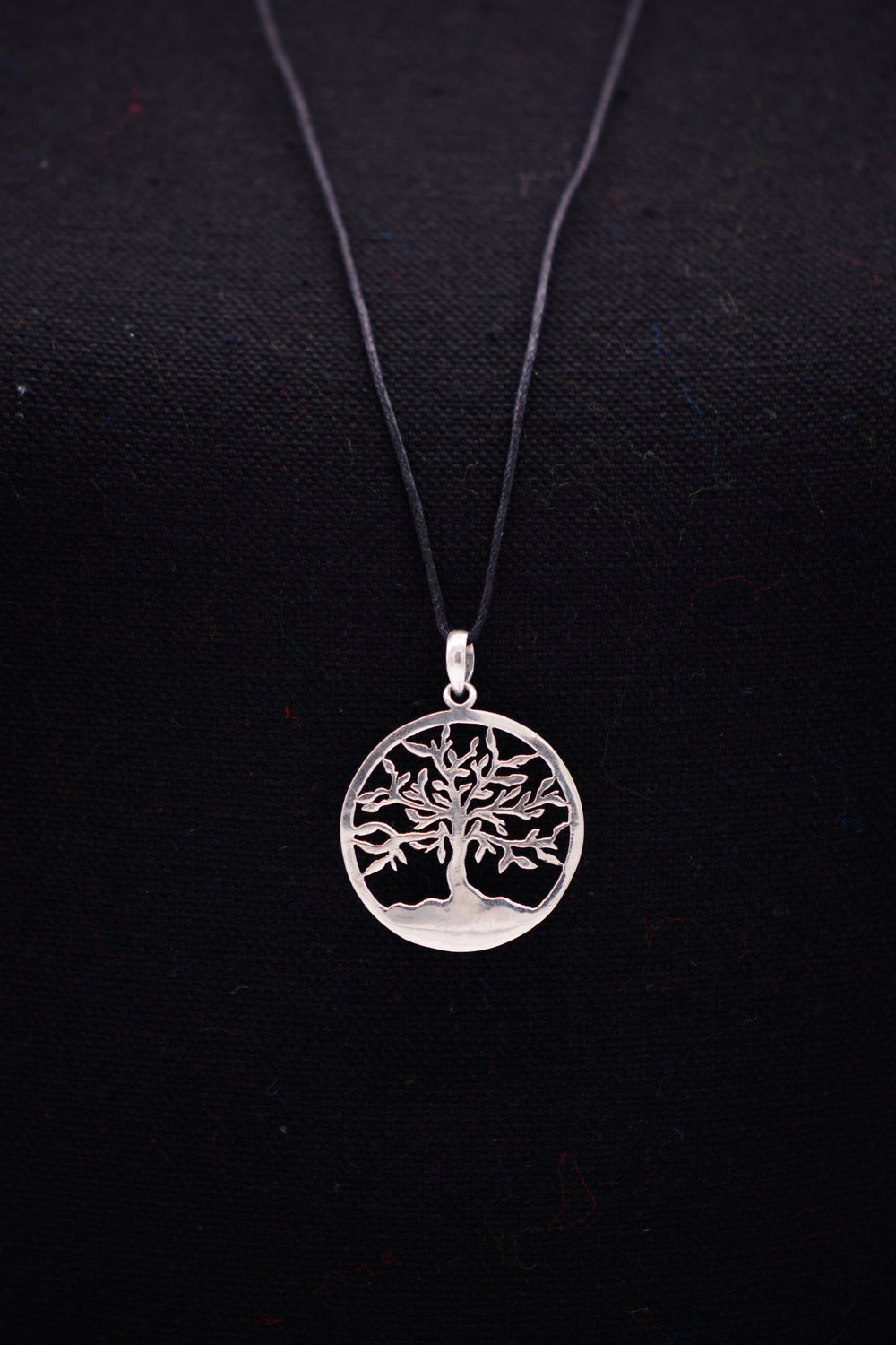 Baum des Lebens Kettenanhänger Klein 925er Stirling Silber