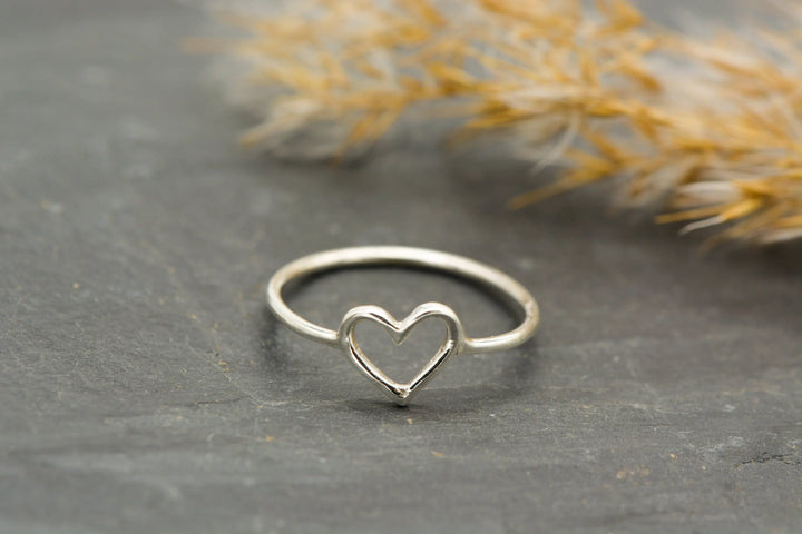 Herz Ring 925er Sterling Silber