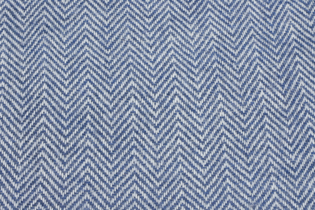 Luxus Kaschmir Schal TONGA I 70x210 cm | Blau | Kaschmirschal | 100 Kaschmirwolle | weich, kuschlig, flauschig & leicht