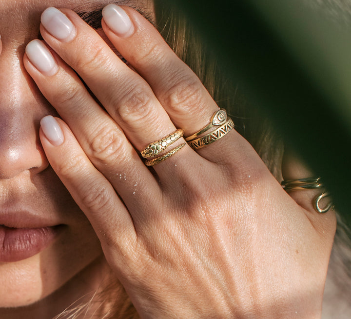 Eye Ring | Messing | Schutzsymbol Auge | Yoga Tribe Jewellery