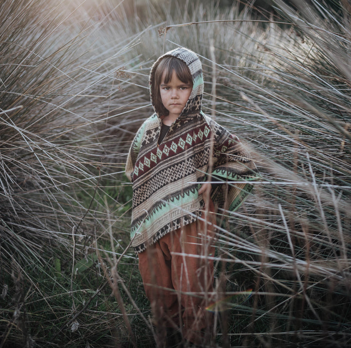 Children's poncho Pettersson | Indio Style | 3 sizes