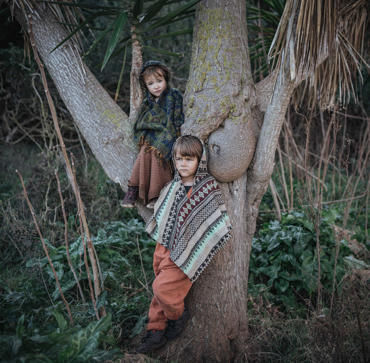 Children's poncho Pettersson | Indio Style | 3 sizes