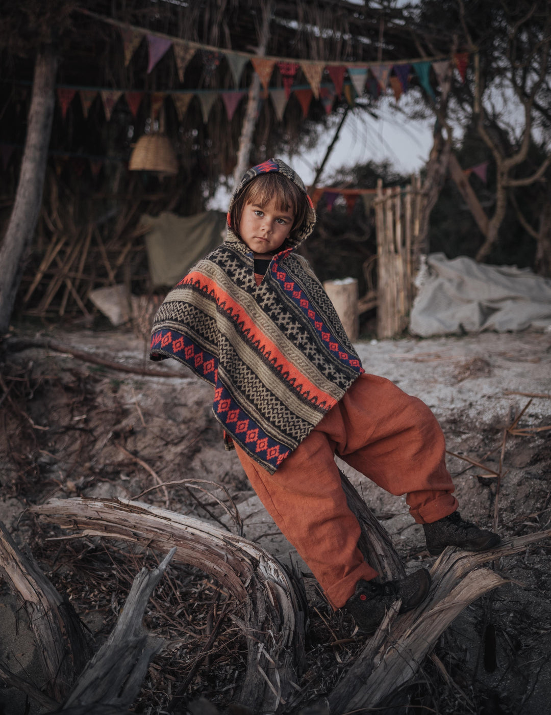 Children's poncho Yakari | Indio Style | 3 sizes