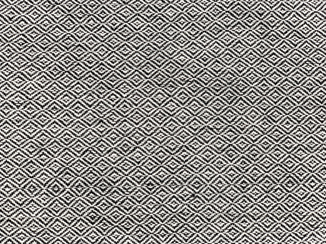 Muster Kaschmir Schal schwarz/weiß