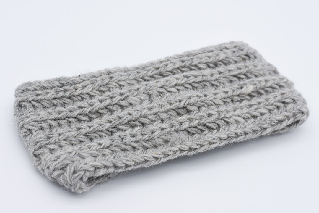 Stirnband Schleife, Knoten, Dame, Frau, Wolle, Handgestrickt